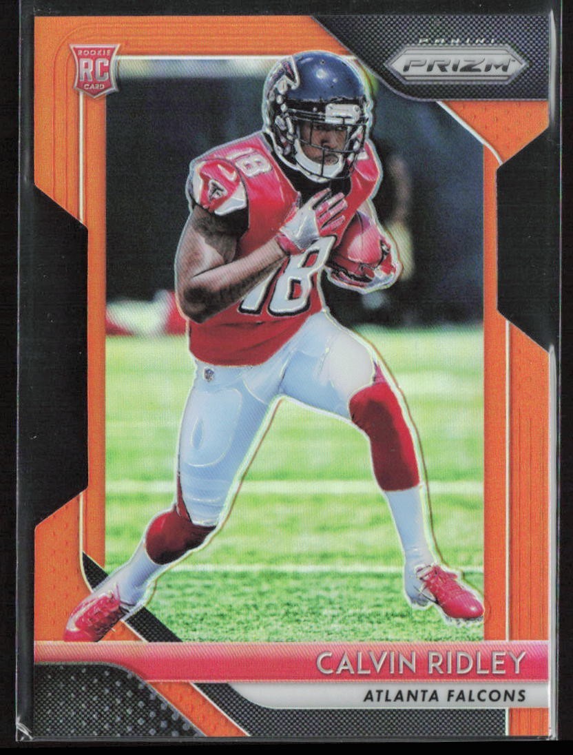 2018 Panini Prizm Calvin Ridley Orange Prizm Die-Cut Rookie /249