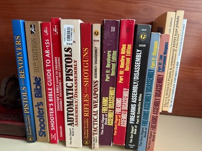 Lof of 15 Various Gunsmith Books