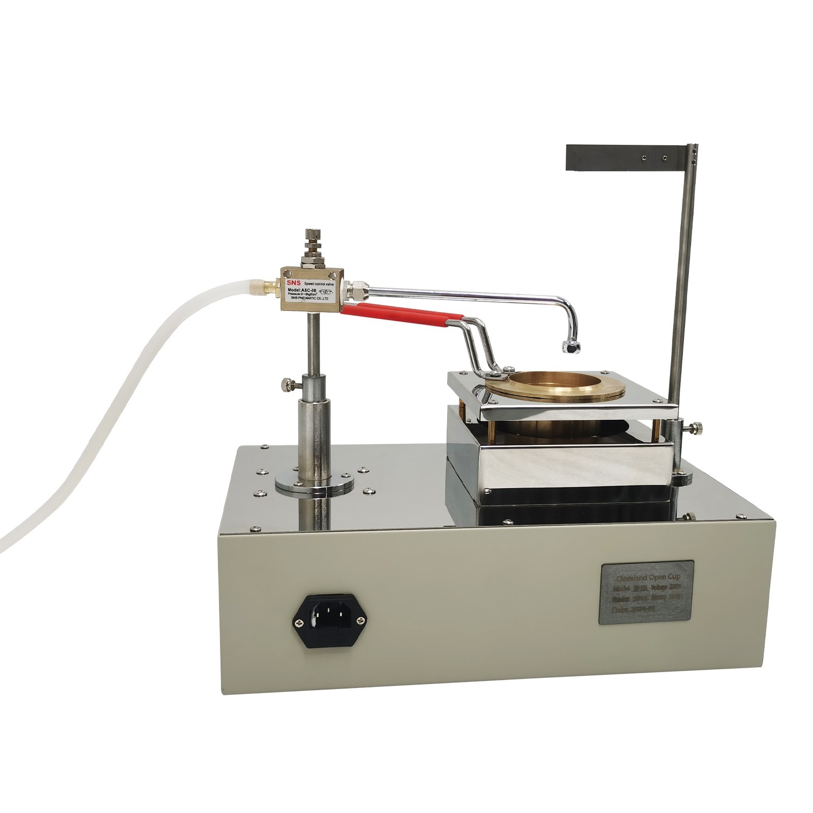 220V Open-Cup Flash Point Tester Petroleum Products Ignition Point Tester