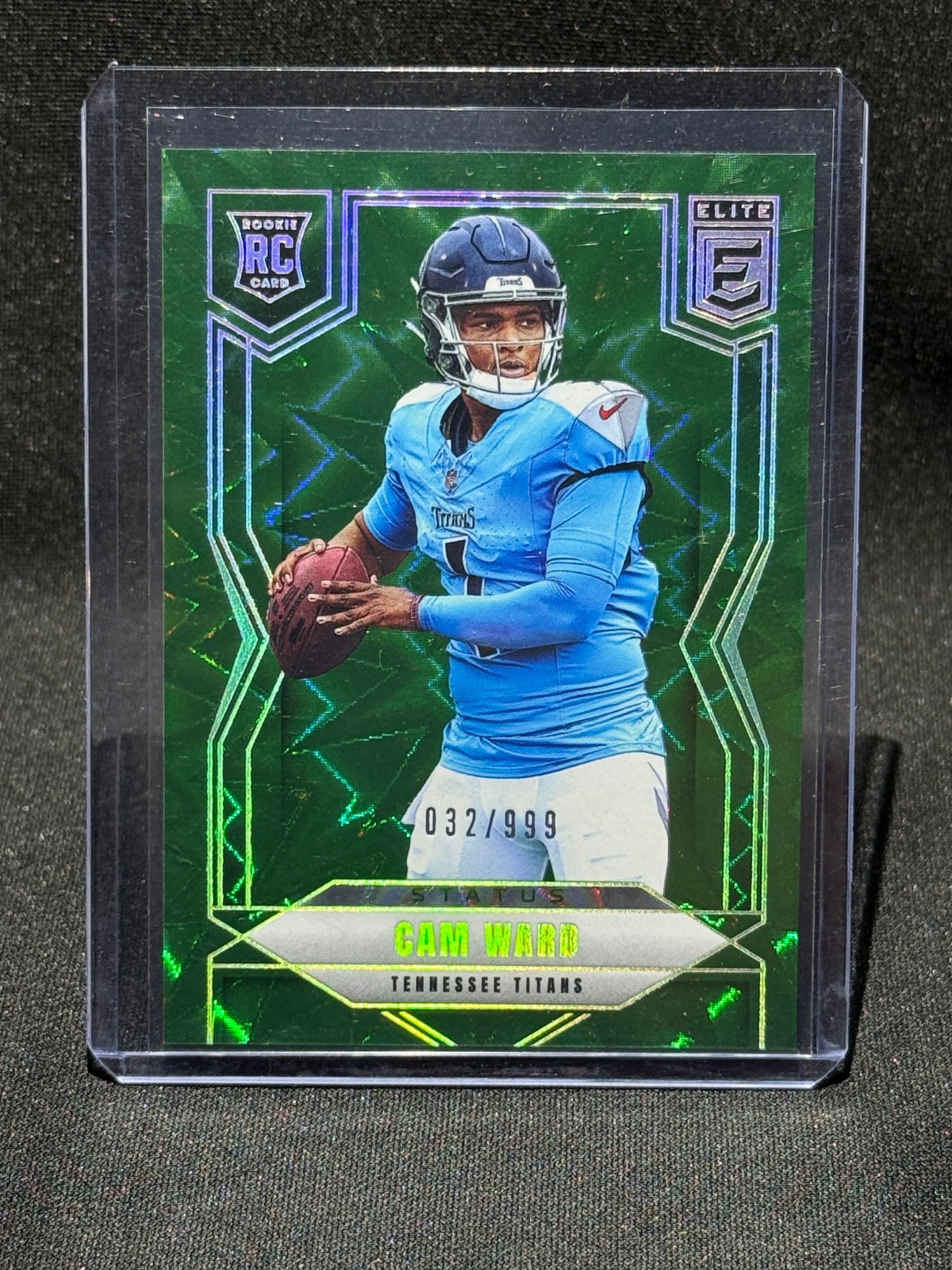 2025 Panini Elite- Status Cam Ward Green 32/999