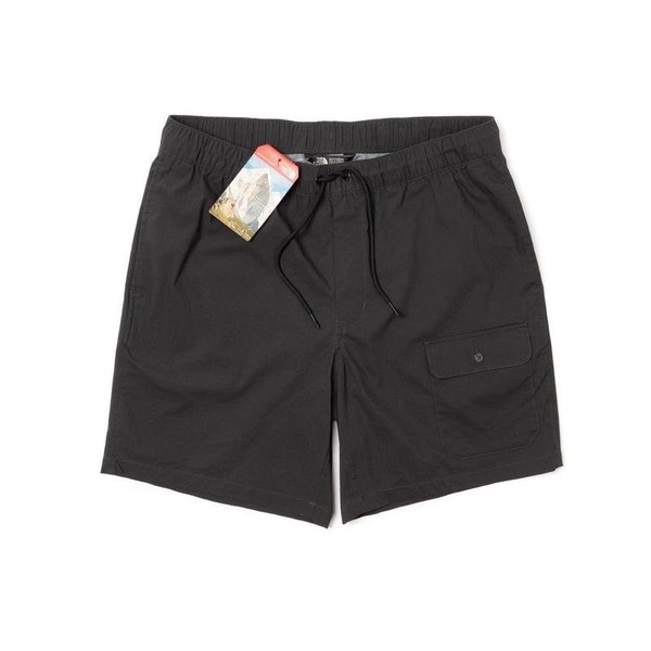 Men The North Face Shorts Brown Cotton 31