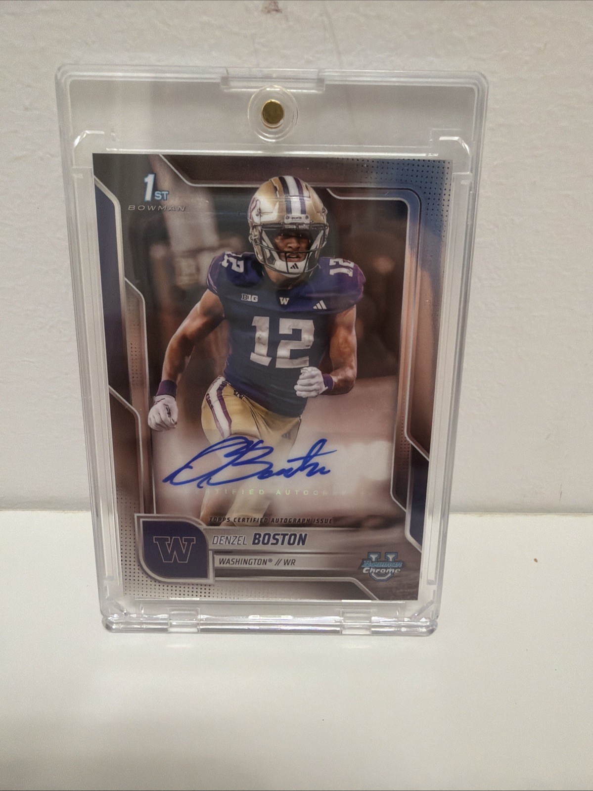 2025 Bowman University Chrome Denzel Boston Chrome Auto #BCA-DB