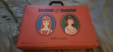 Skipper And Scooter Vintage Carrying Case. Comes With Multiple Dolls,Accessories