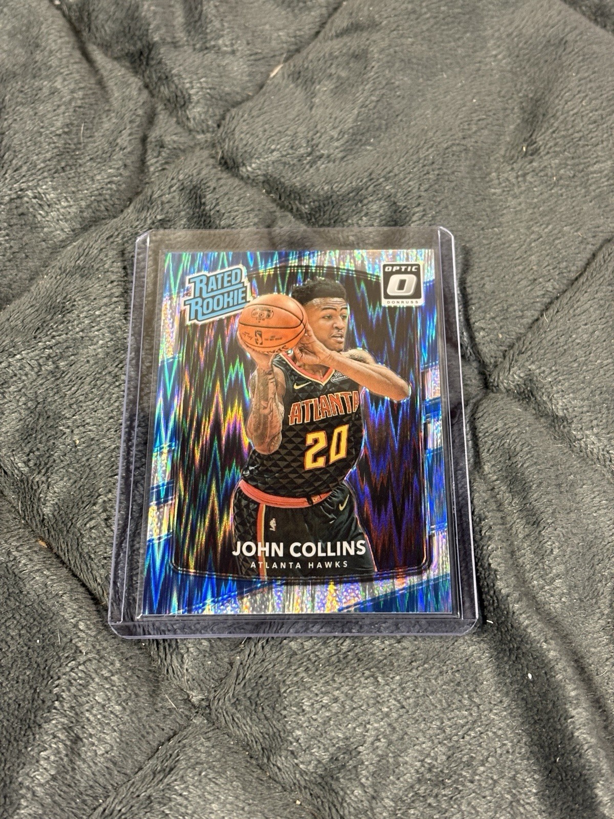 2017-18 Panini Donruss Optic Rated Rookie Shock John Collins #182 Rookie RC