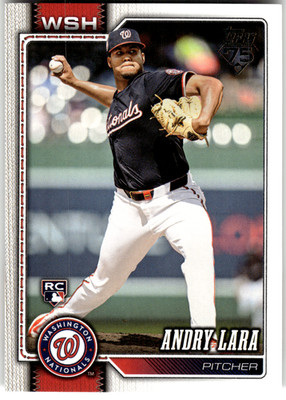 2026 Topps #36 ANDRY LARA Washington Nationals RC MLB