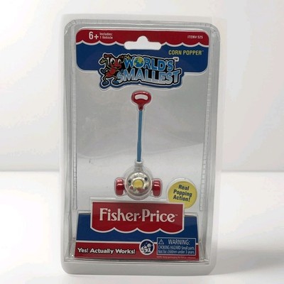 World's Smallest Fisher-Price Corn Popper Brand New In Package
