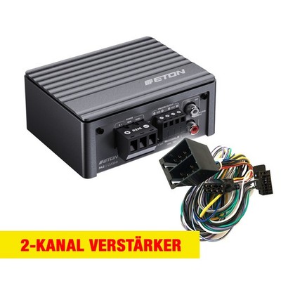 ETON PA2 2-Kanal Endstufe für Skoda Rapid (Spaceback)  12-02/17 /Plug&Play