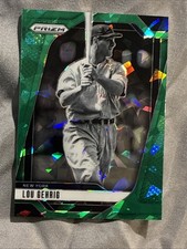 2025 Panini Prizm Lou Gehrig Green Prizm Yankees 