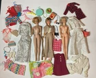 Lot of Vintage 1960s Barbie Dolls, Titian  Barbie Doll Clothes, Accessories lot