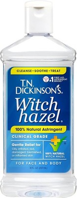 T.n. Dickinson's Witch Hazel Astringent 8 Fl Oz Pack Of 4 Gentle Skin Toner
