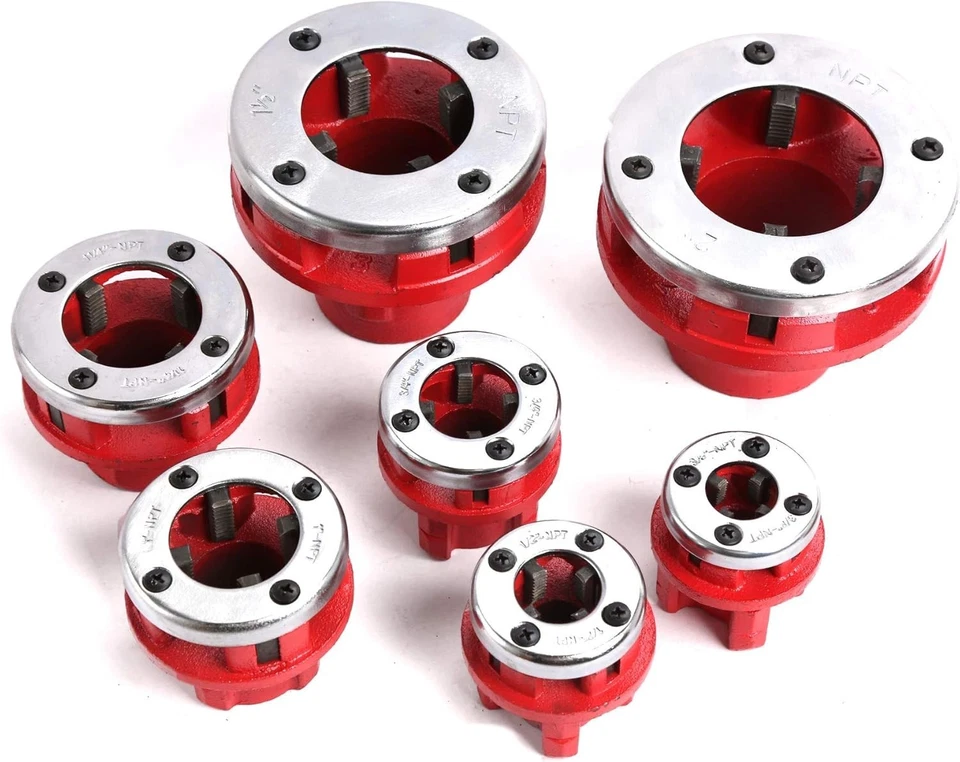 Lightweight Ratchet Pipe Threading Tool with 7 Sizes - Durable and Easy Use - Image 4 of 4