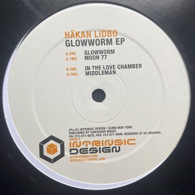 Håkan Lidbo   Glowworm EP | Intrinsic Design ID006 | 2001 | *Techhouse**MINT*