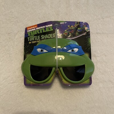 Sun-Staches TMNT Leonardo BlueTurtle Face Mask Sunglasses-Perfect for a Costume!