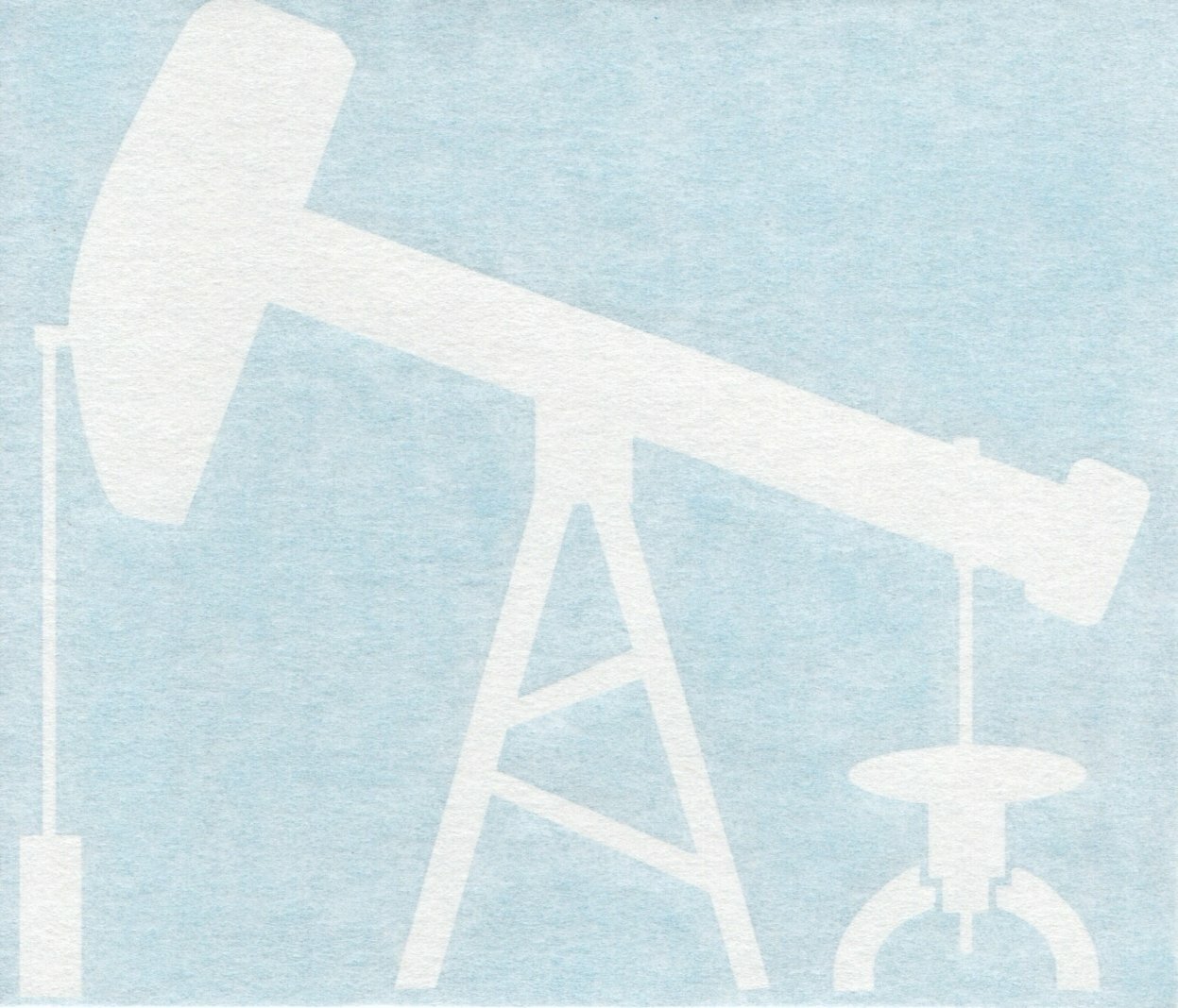 Pumpjack Oil Well Petroleum Gas Car Bumper Window Vinyl Decal Sticker