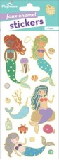 Mermaid Faux Enamel Stickers Planner Supply Papercraft Party DIY Craft Scrapbook