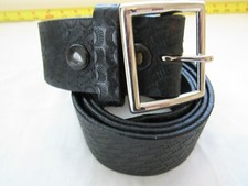 BENCHCRAFT Bench Craft Black Utility Size 40 Leather Belt