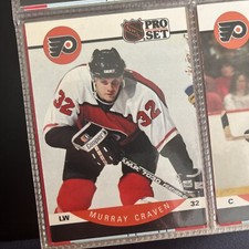 1990-91 Pro Set Murray Craven #214 Philadelphia Flyers