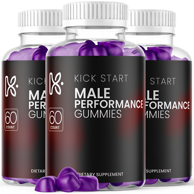 Kick Start Advanced Male Performance Gums Formula Vitamin Supplement 180 Gummies