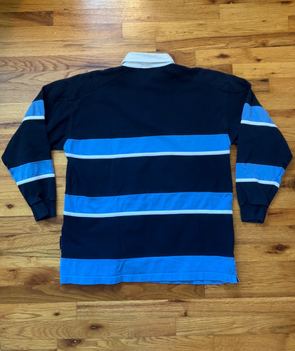 Vintage 90s Dublin Ireland Striped Embroidered L/S Soccer Rugby Shirt Mens 2XL - Picture 4 of 5
