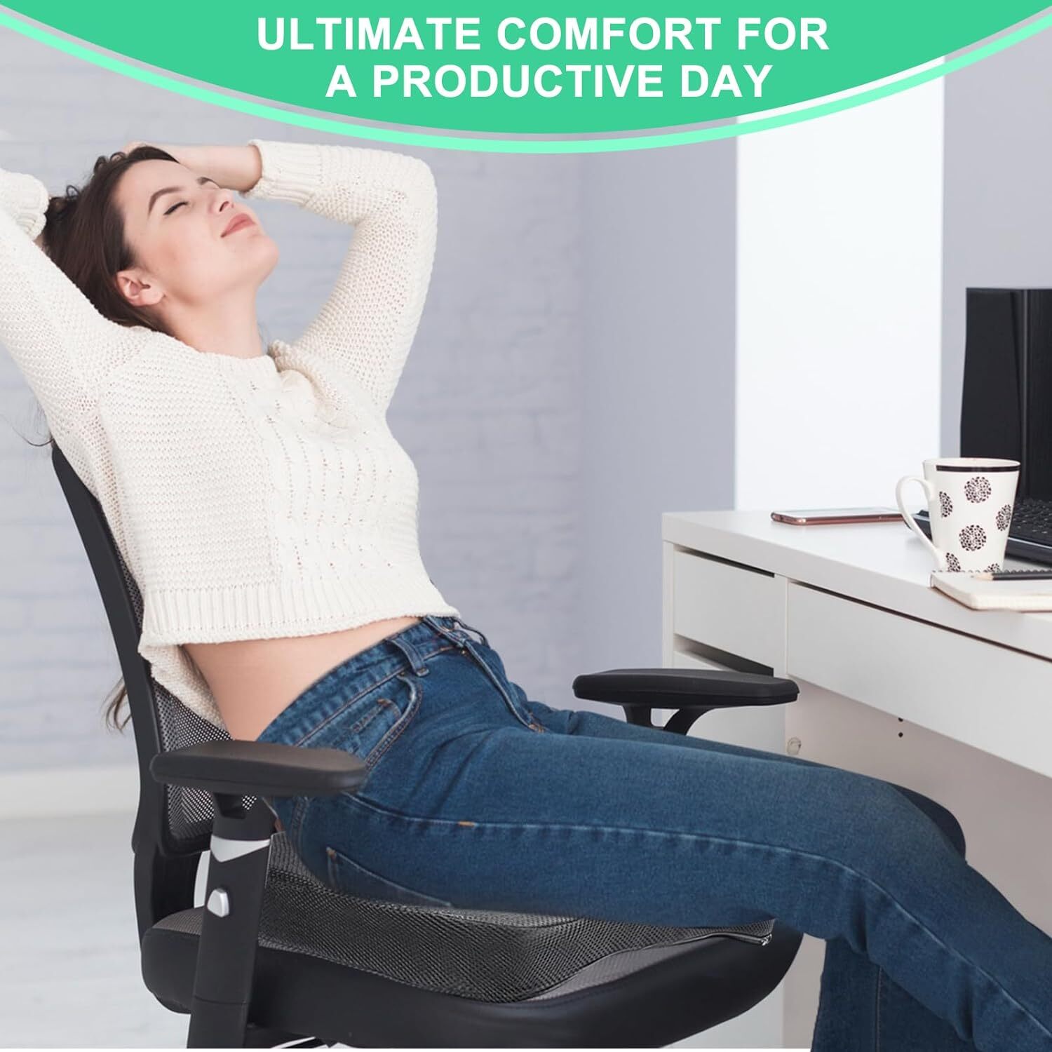 Seat Cushion for Tailbone Pain Relief Office Chair Cushion eBay