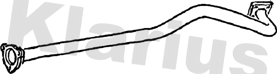 Klarius centre pipe fits Land Rover 88 2.25 61-86 LR20T