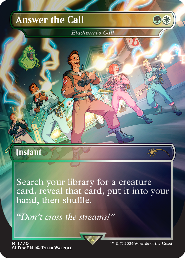 Magic the Gathering MTG Secret Lair x The Real Ghostbusters Foil