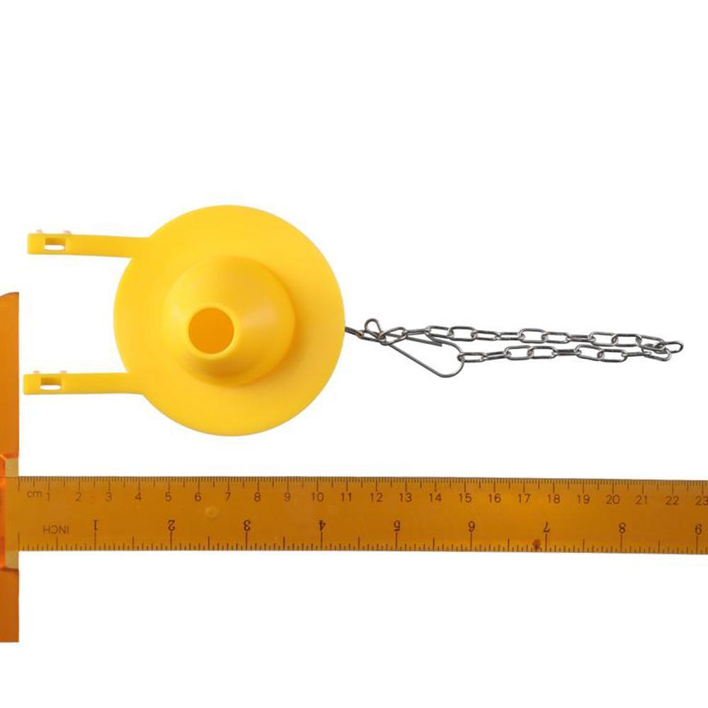 Rubber Yellow Toilet Flappers Silver Flapper Replacement Worker eBay