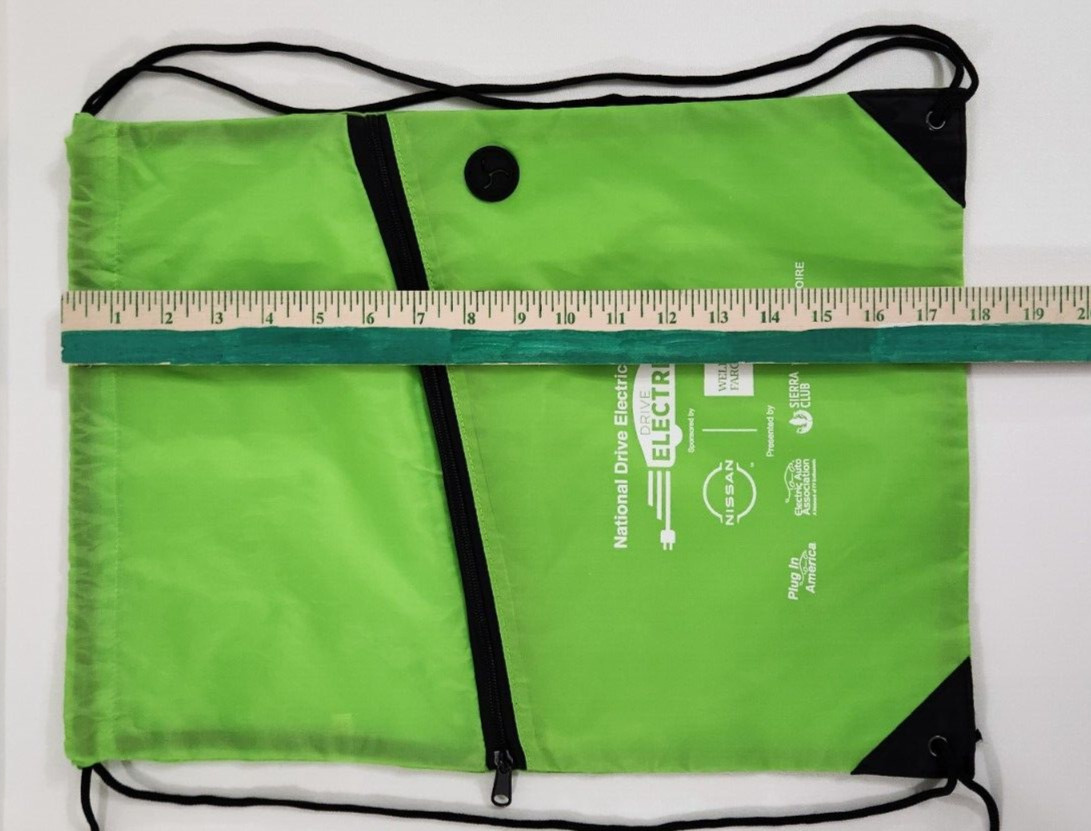 Drive Electric Drawstring Cinch String Backpack B… - image 7