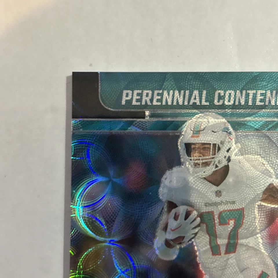 2022 Contenders Optic Jaylen Waddle Perennial Black Scope Auto #’d /15 - Image 3 of 4