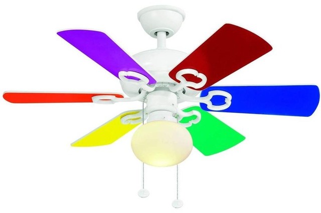 Hampton Bay Ceiling Fan Blades 17 5 X 5 Pastel Or Primary Colors
