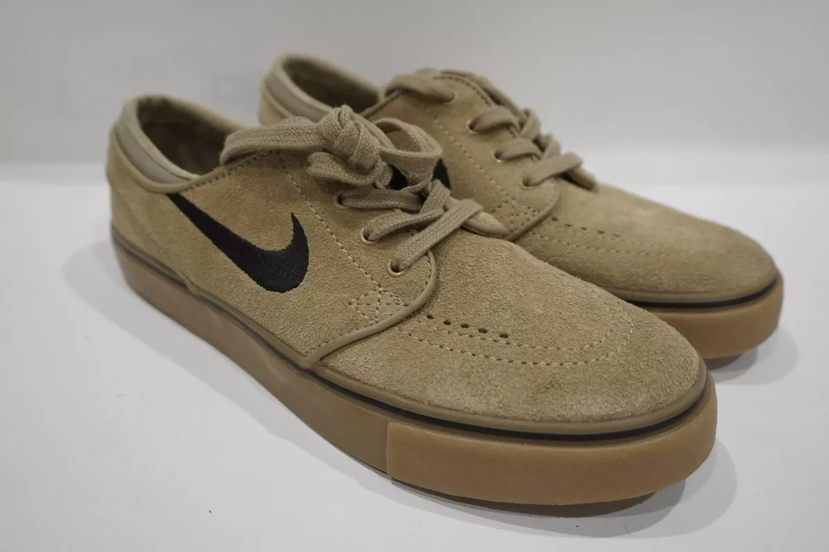 Nike SB Zoom Stefan Janoski Khaki/Black-Gum Light Brown Size 4.5 212🛹🔥 | eBay