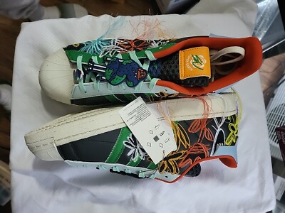 Size 11 - adidas Sean Wotherspoon x Superstar Super Earth - Black