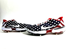 Botín de béisbol Nike Alpha Huarache Elite 3 bajo marca EE. UU. para hombre talla 15 DA1676-416
