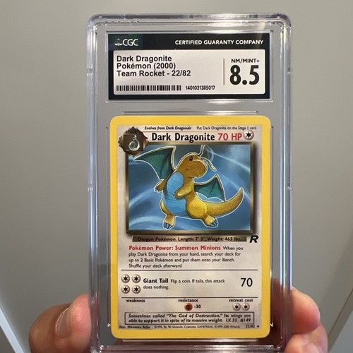 Dark Dragonite (Unlimited) graded CGC 8.5 for sale on eBay