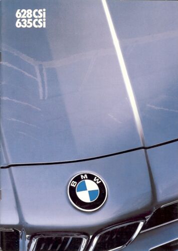 Auto Brochure - BMW - 628CSi / 635CSi - c1986 (AB269) - Picture 1 of 1