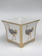 RARE sublime VASE CACHE POT VILLEROY & BOCH modèle BIRDS CHATEAU COLLECTION