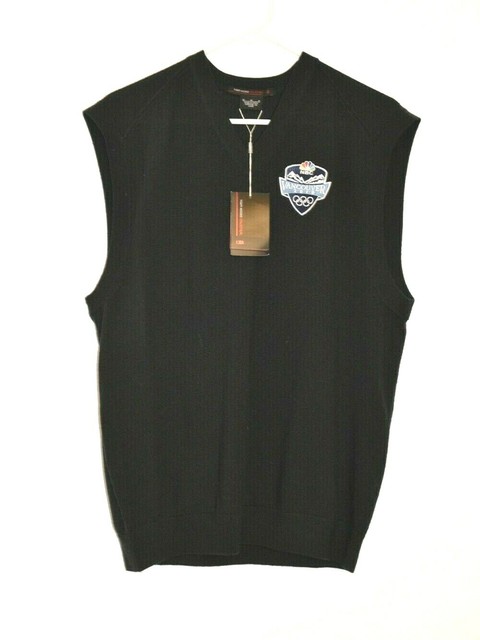 Nike Tiger Woods Collection Men's XL Golf Sweater Vest Blue Wool Blend for sale online | eBay
