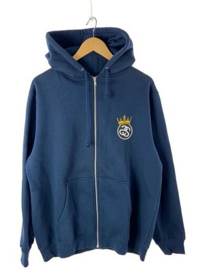 STUSSY/zip hoodie/M/cotton/IDG/90s/OLD/crown/SS link// | eBay
