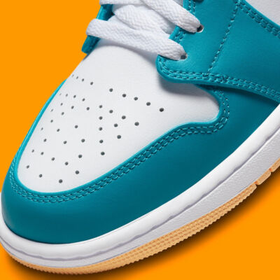 Nike Air Jordan 1 Mid Aquatone Celestial Gold DQ8426-400