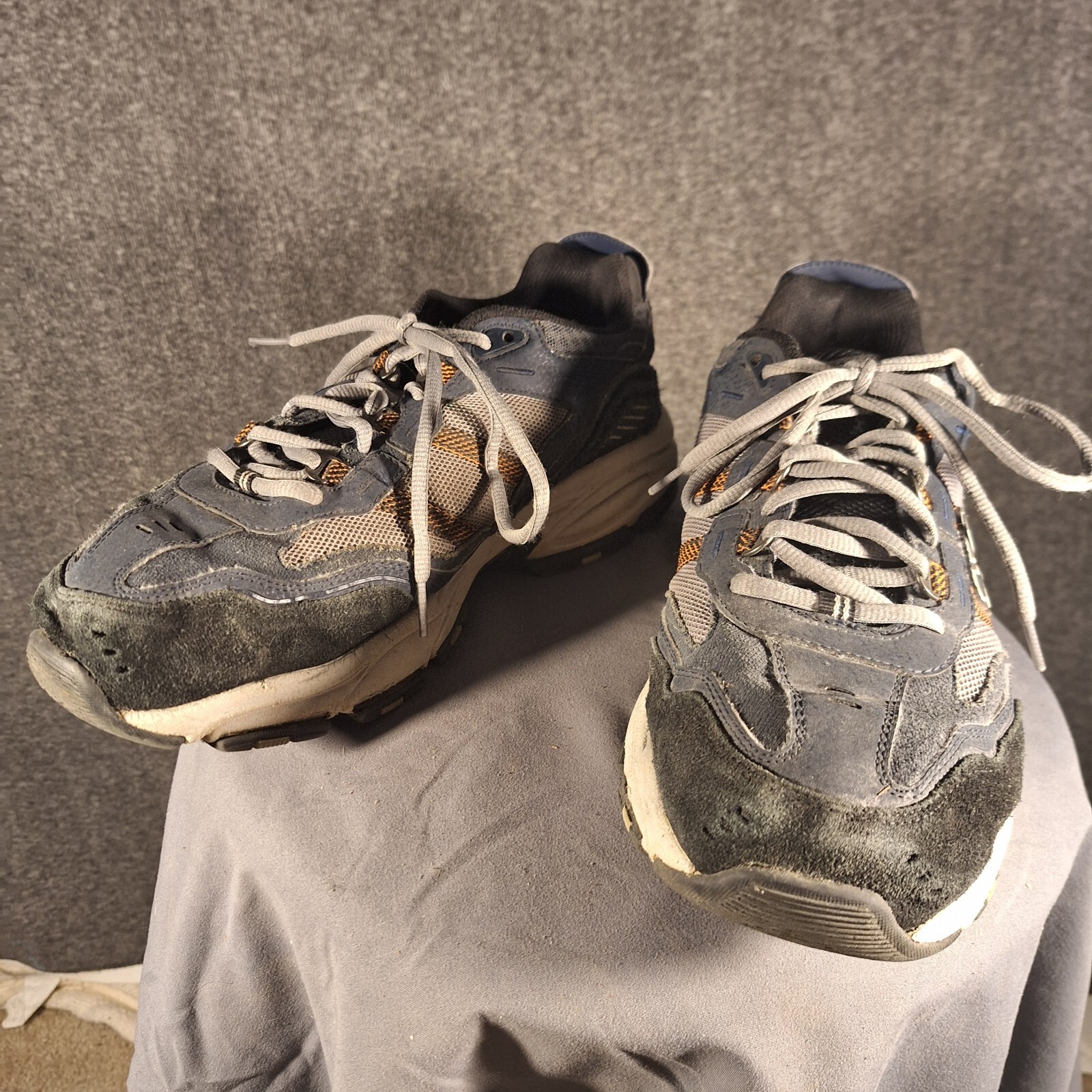 SAOLA Scarpe da corsa sportive Skechers sneakers uomo taglia 10 5 stringate blu grigio