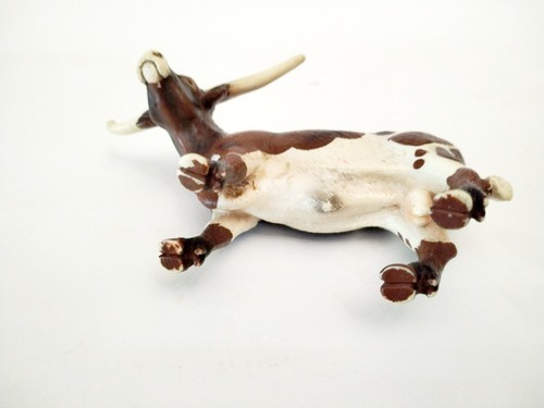 schleich 13275 Bull Brown And White Great Condition. 2003. RETIRED. Very Rare! - Imagen 8 de 9