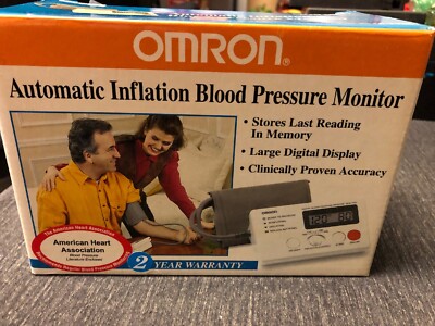 Omron HEM-712C Automatic Inflation Blood Pressure Monitor