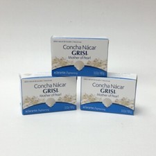 Grisi Natural Mother of Pearl Soap Lightening 3.5 oz Jabon Concha Nacar 3 Bars