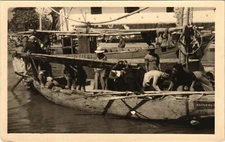 PC CPA Real Photo BATAVIA Passar Ikan INDONESIA (a15265)