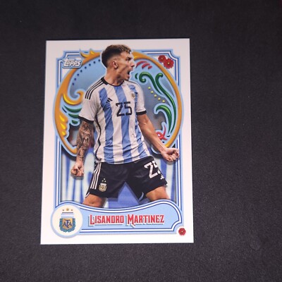 2023 Topps Argentina Fileteado Lisandro Martinez #9 Manchester United Ajax