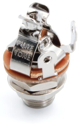 Pure Tone Mono Multi-Contact 1/4 inch Nickel Output Jack - with