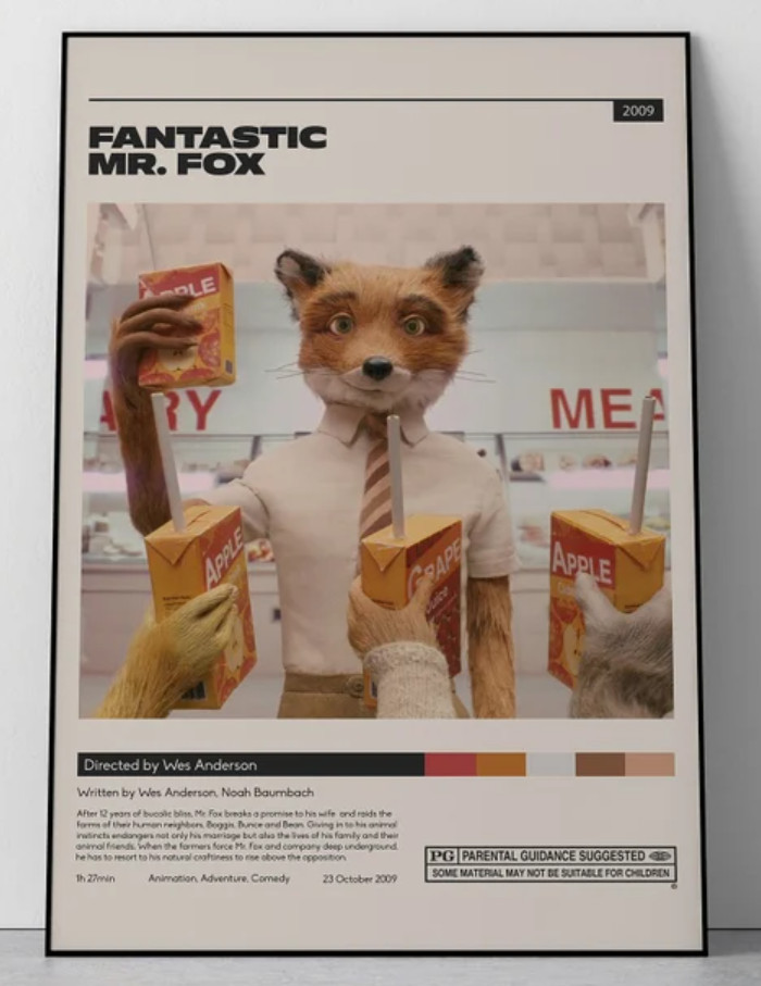 Fantastic Mr Fox Movie Poster