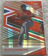 2020 Panini Elite Extra Edition NIVALDO RODRIGUEZ #170 Orange 056/149 Houston