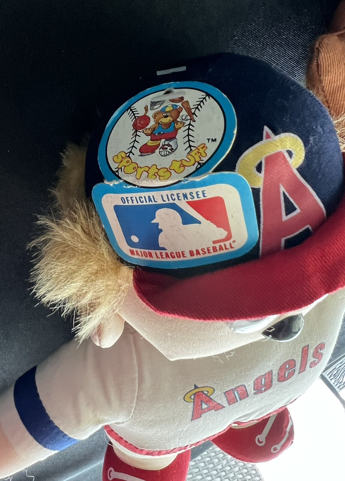 Vintage Los Angeles Angels  Stuffed Baseball Player Plush with tag Sportstuff