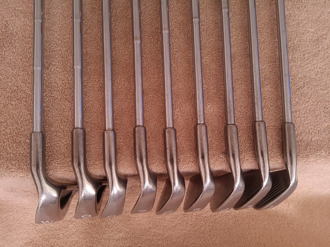 TZ GOLF - VINTAGE RARE Ping Karsten III BLACK Dot 1, 3-W, 9 Club